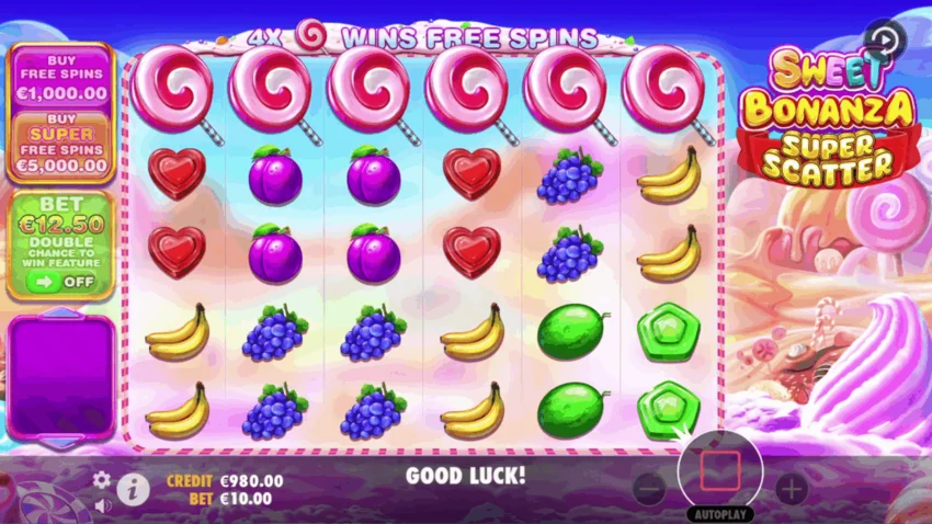 Sweet Bonanza Super Scatter Darmowe obroty
